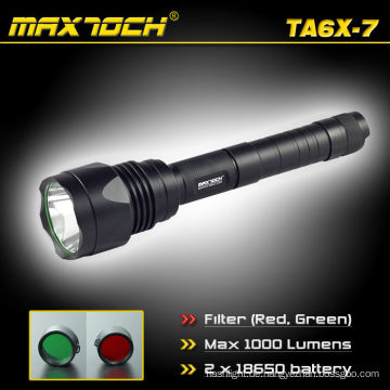 Maxtoch-TA6X-7 1000LM XML-T6 taktische Jagd LED Light Taschenlampe